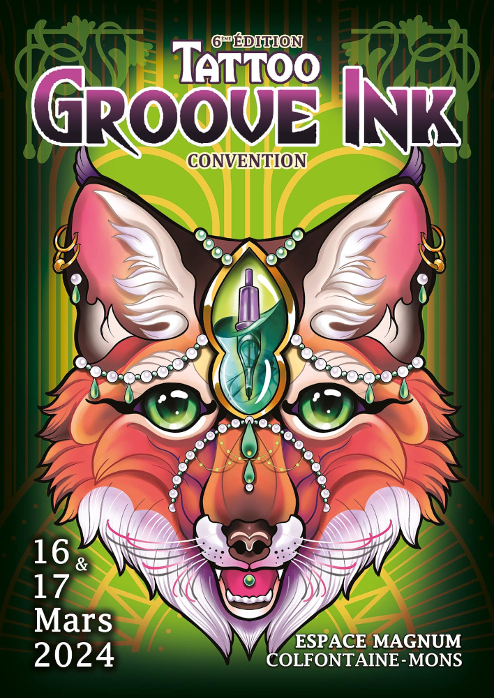 affiche convention tatouage