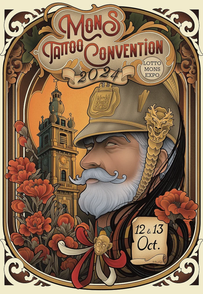 affiche convention tatouage