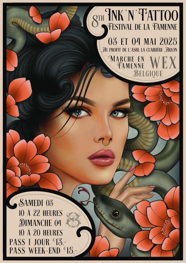 affiche convention tatouage